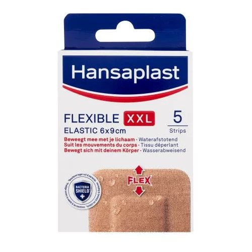 Hansaplast Elastic Flexible XXL Plaster obliž 5 kos