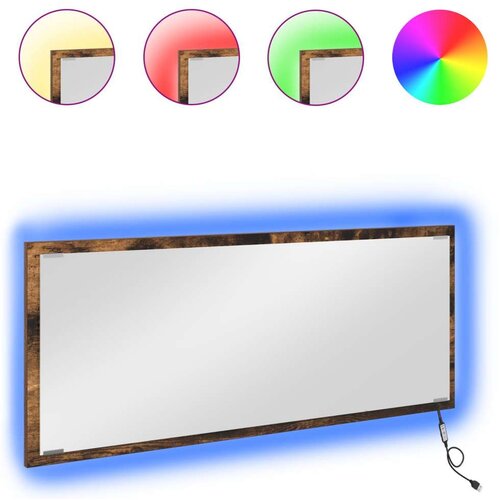 vidaXL LED ogledalo za kupaonicu dimenzija 90x8,5x37 cm od konstruiranog drva Cijene