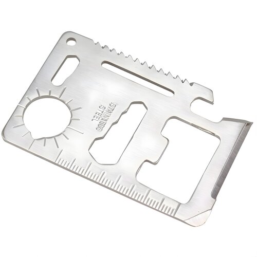 IZMAEL Multifunkcijska kartica multitool - Srebrna Slike