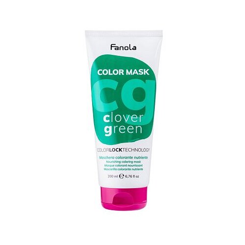 Fanola Color Mask barva za lase za barvane lase za vse vrste las 200 ml odtenek Clover Green Slike