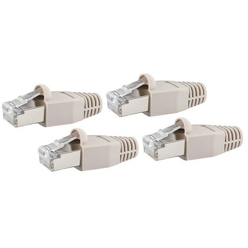 SCHWAIGER Omrežni vtič CAT 6 (Vtič RJ45, Sive barve/srebrne barve, 4 kos) Cene