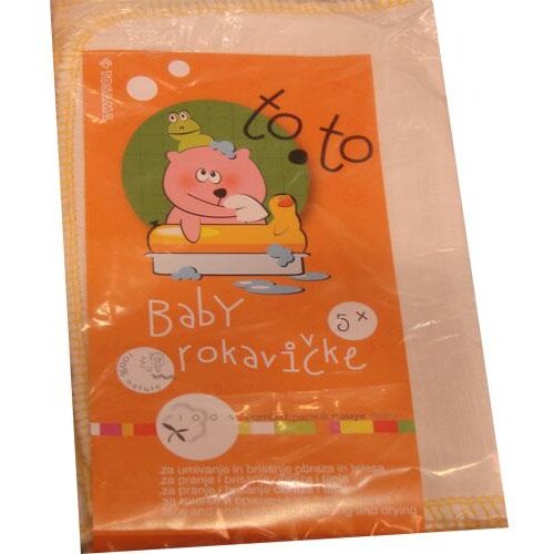 TOSAMA tetra rokavica To.To. za umivanje 5 kos 60211 Slike