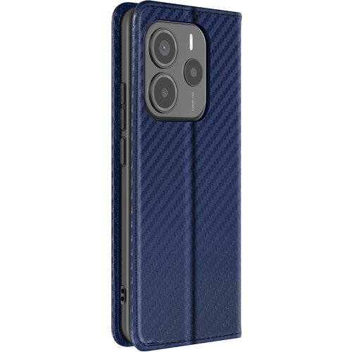 AVIZAR Karbonsko ohi&scaron;je za Xiaomi Redmi Note 14 5G Wallet Video nosilec, Modra noč, (5000016128) Cene