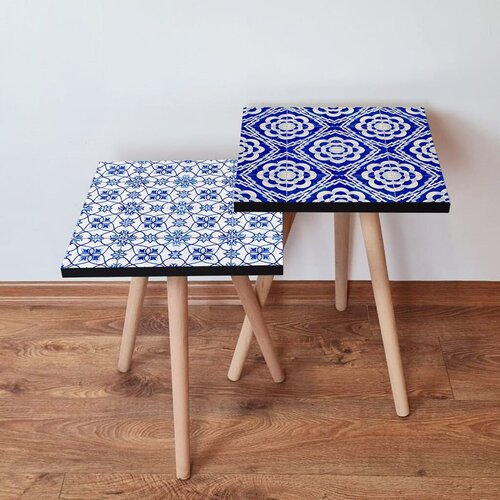 Hanah home set klub stočića 2Shp511, 2 komada, Plavi Cene