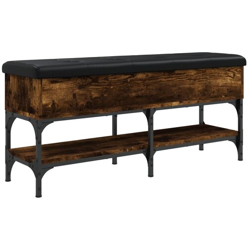 Maison Chic Klop za čevlje - Sedež za čevlje dimljen hrast 102x32x45 cm inženirski les, (21777925) Cene