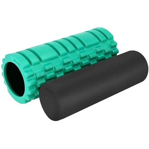 Spokey MIX ROLL 2-in-1 Massage Fitness Roller, 33 cm, Green