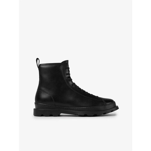 Camper Black Men's Leather Ankle Boots Noray Negro - Men Cene