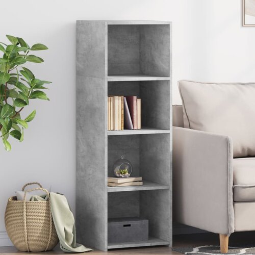 vidaXL Visoka omara betonsko siva 40x41x124 cm inženirski les Cene
