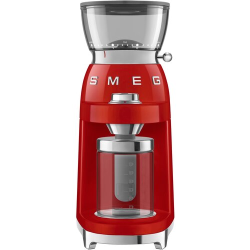 Smeg CGF03RDEU Mlincek za kavo v rdeci v barvi slogu 50-ih. Cene
