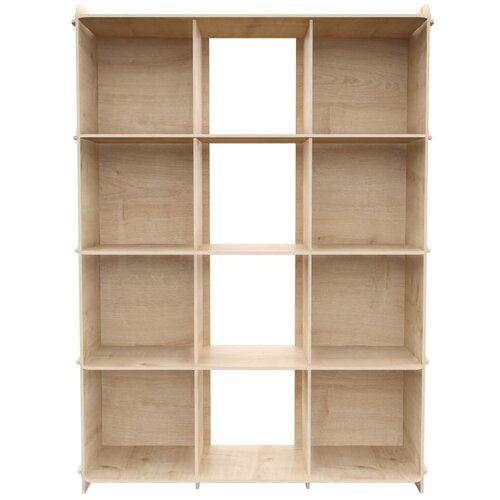 Kalune Design Polica za knjige u dekoru hrasta u prirodnoj boji 92,5x132 cm Zimba - Slike