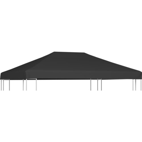 VidaXL Streha za paviljon 310 g/m&amp;sup2; 4x3 m siva Slike