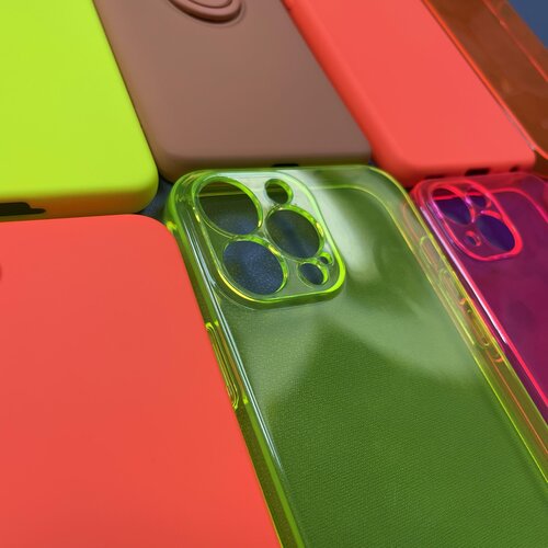 NIKCORP Ovitki za telefon v neonskih barvah, komplet 10 kosov, različni modeli, živahni odtenki za za&amp;scaron;čito in stil va&amp;scaron;ega mobitela, (5000139020) Slike