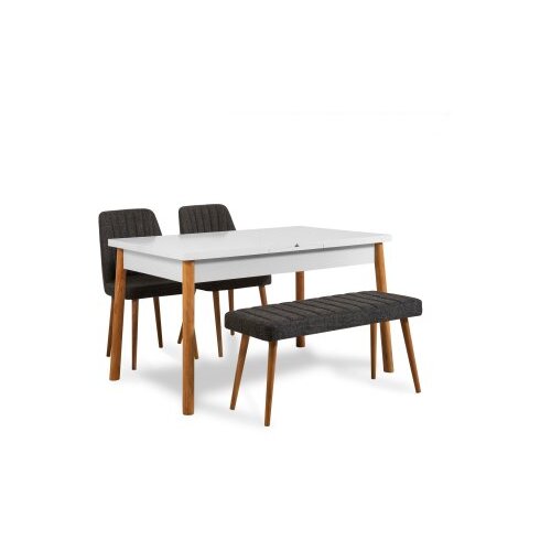  Trpezarijski set santiago white atlantic anthracite Slike