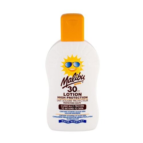 Malibu Kids Lotion SPF30 losjon za sončenje za otroke 200 ml Cene