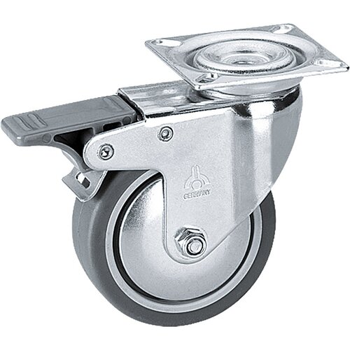 STABILIT Vrtljivo kolo Stabilit (premer kolesca: 75 mm, nosilnost: 50 kg, drsni ležaj, s ploščo in fiksacijo) Cene