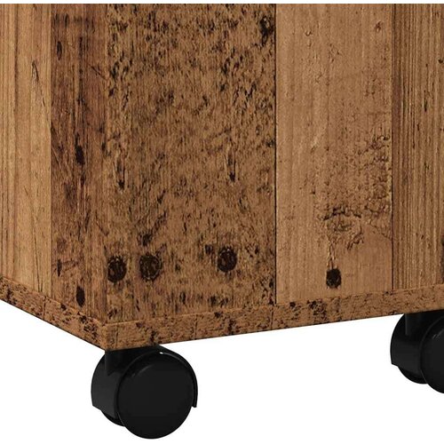 vidaXL Kava miza Old Wood 60x60x38 cm Inženirski les Cene