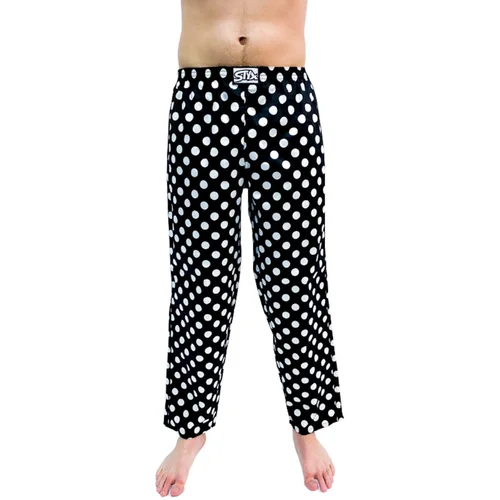 STYX Men's sleeping pants polka dots (DKP1055)