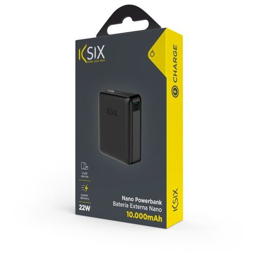 Ksix prijenosna baterija za punjenje 10000 mAh, Nano, 22.5 W, USB-C + USB-A Cijene