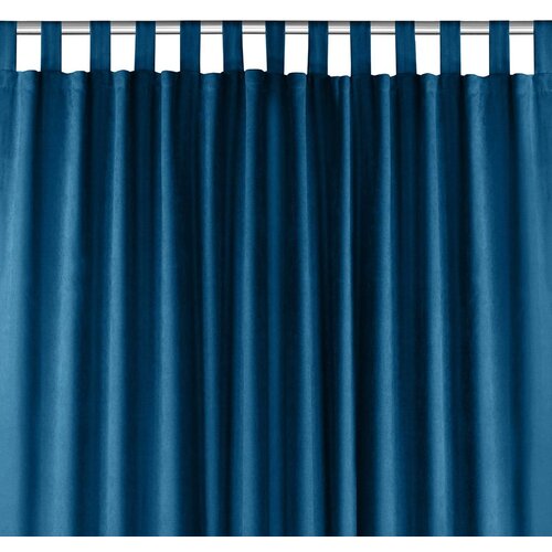  Curtain MILANA color indigo style classic 10cm tab tops chenille 560x270 HOMEDE Slike