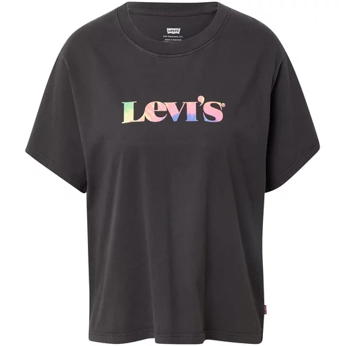 Levi's Majica 'GRAPHIC VARSITY TEE BLACKS' kraljevo modra / svetlo zelena / roza / črna