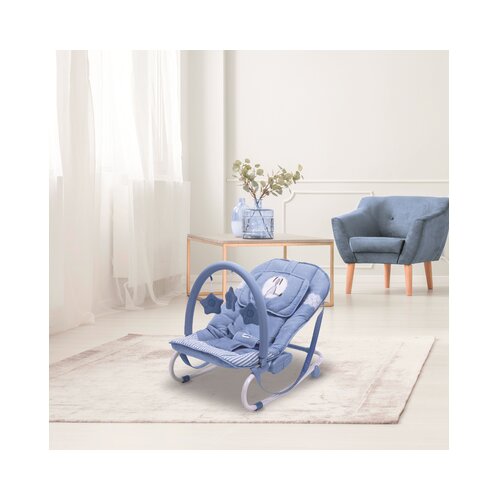 Asalvo stolica, njihalica relax, bunny light blue ( 16911 ) Slike