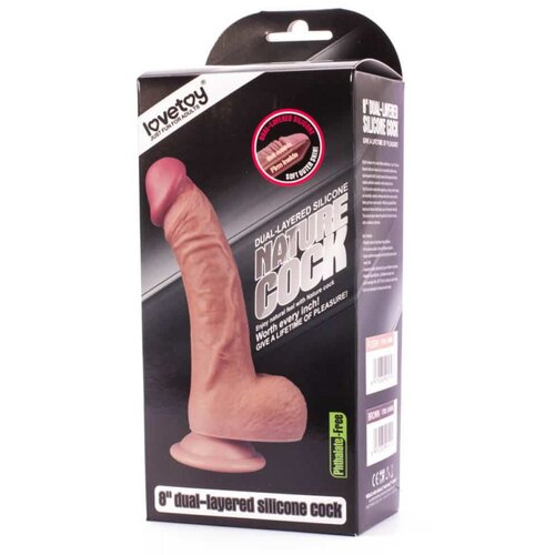 Lovetoy DILDO Dual Layered 8", (20376907) Cene