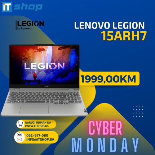 Lenovo Legion 5 15ARH7, R7 6800H, 16/512, RTX 3050 Ti Cijene