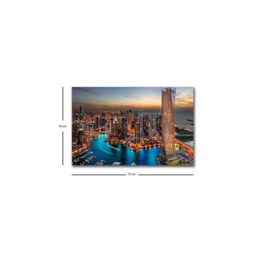 Wallity Zidna slika sa LED osvetljenjem 4570HDACT-082, 45x70 cm Slike