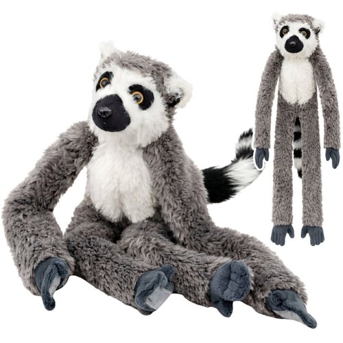  Plush Lemur Mascot Cuddly Toy Paws With Velcro For Hanging 50 cm Slike