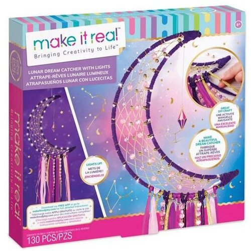 MAKE IT REAL Make It Real: Naredi sam set ustvari lovilec sanj v obliki lune z lučkami Cene