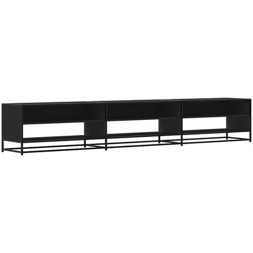 Maison Chic TV omarica - TV enota - Televizijska omarica črna 270x40x46 cm inženirski les, (21702299) Cene