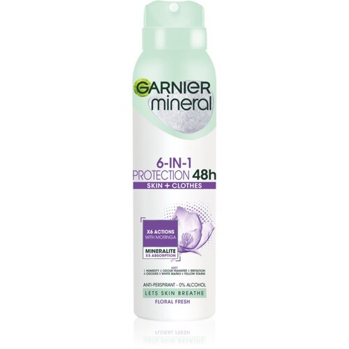 Garnier Mineral Protection 6 Floral Fresh 48h antiperspirant protiv znoja, neprijatnog mirisa i mrlja na odjeći 150 ml za žene Cijene