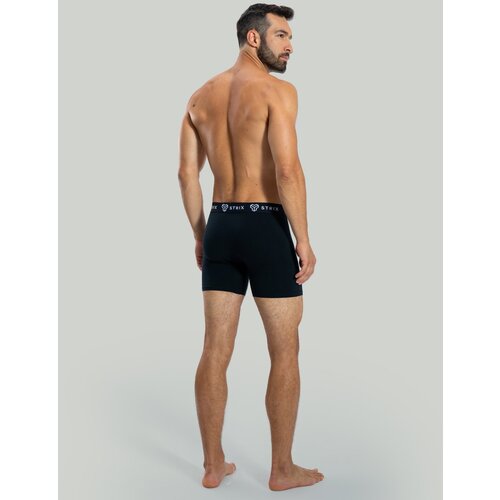STRIX mu&amp;scaron;ke bokserice Essential 2 Pack Black XXXL Slike