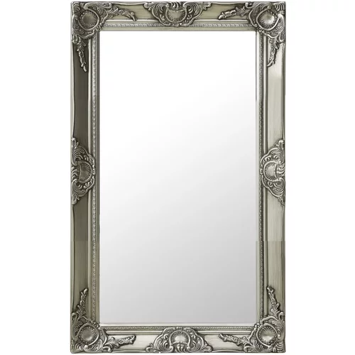  Zidno ogledalo u baroknom stilu 50 x 80 cm srebrno
