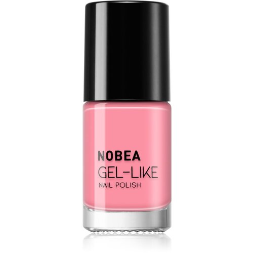 NOBEA Day-to-Day Gel-like Nail Polish lak za nokte s gel efektom nijansa Pink ros&amp;eacute; #N02 6 ml Slike