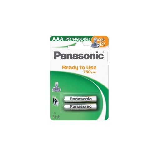 Panasonic Aku-baterija NI-MH 750MAH 2/1 Slike
