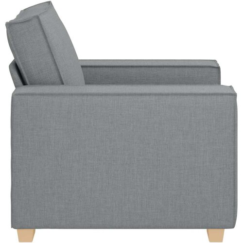 SOFA fotelja svijetlo siva 100x78x84 cm tkanina Slike