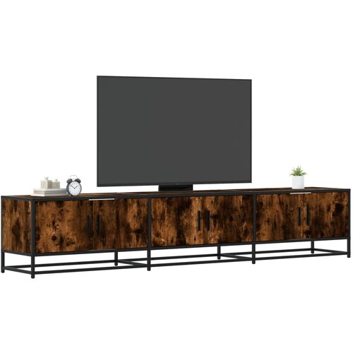 vidaXL TV ormarić boja dimljenog hrasta 210x35x41 cm konstruirano drvo Cijene