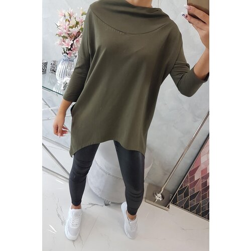 Kesi Sweatshirt with khaki printed wings Cene
