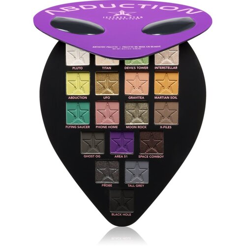 Jeffree Star Cosmetics Abduction Artistry Eye Palette paleta senčil za oči 18x1.5 g Slike