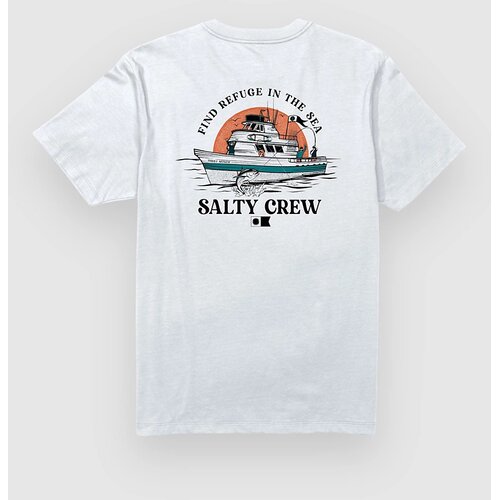 Salty Crew Day Charter T-shirt white Cene