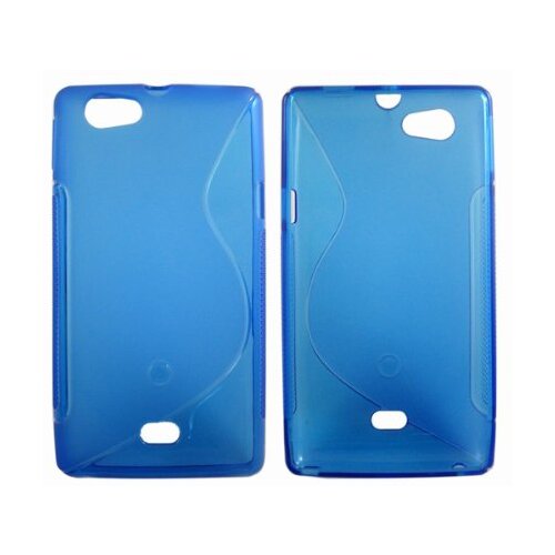  S silikonski ovitek sony ST23i, ST23a xperia miro moder Slike
