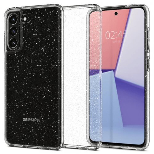 Spigen Liquid Crystal Glitter ovitek za Samsung Galaxy S21 FE G990 - prozoren z bleščicami Cene