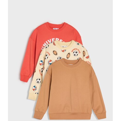Sinsay Bluza s okruglim izrezom s printom 3 pack Cijene