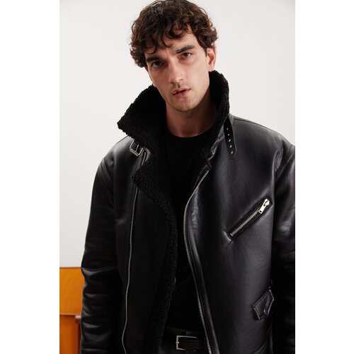 Grimelange FLOVIE Biker Regular Black Single Jacke Cene