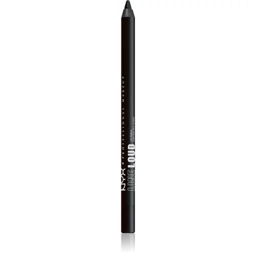 NYX Professional Makeup Line Loud Vegan olovka za konturiranje usana s mat efektom nijansa 18 - Evil Genius 1,2 g