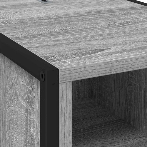  Noćni ormarić s ladicama 2 pcs Siva Sonoma 39,5 x 30 x 50 cm Slike