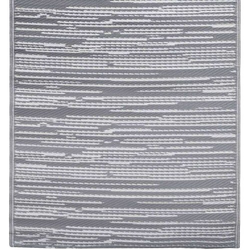 vidaXL Vanjski tepih sivi 80 x 150 cm PP Cene