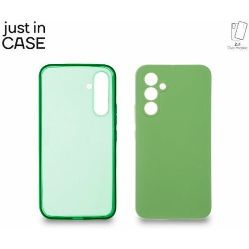 Just_in_Case 2u1 Extra case MIX paket maski za telefon Samsung A54 5G ZELENI Slike