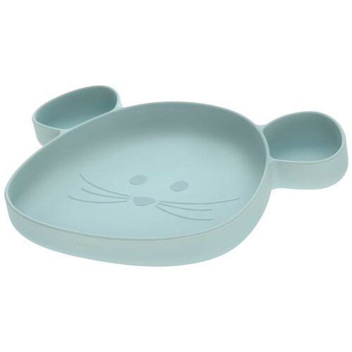 Lässig krožnik silikon, predeljen Little Chums Mouse modra little chums mouse Cene